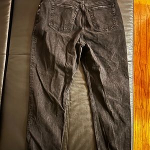 Black 90s Straight Jeans